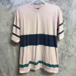 Vintage Buckingham Sport Striped T Shirt Mens Medium Y2K Skate